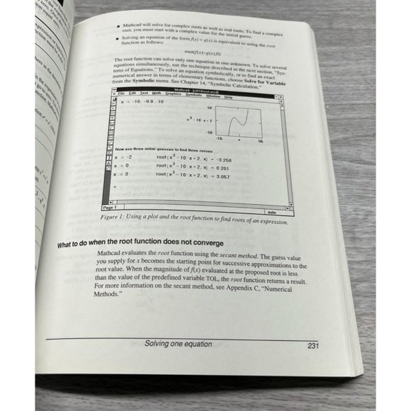 Mathcad 3.1 Users Guide Windows Version 1992 Mathsoft - Picture 9 of 9
